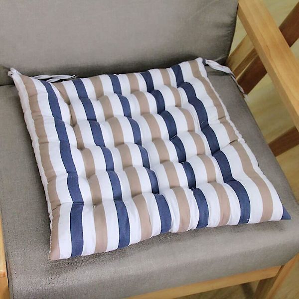 Office sittdyna, marin beige rand