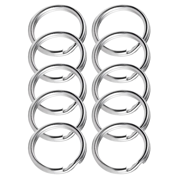 1 set Nyckelring Hållbar Kreativ Miljöskydd Cirkel Lätt multifunktionell delad nyckelring Nyckelring för hantverk