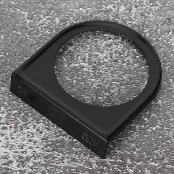 2 tommer 52 mm Målerholder Enkelt Hul Holder Stand Bilmodifikation Sort