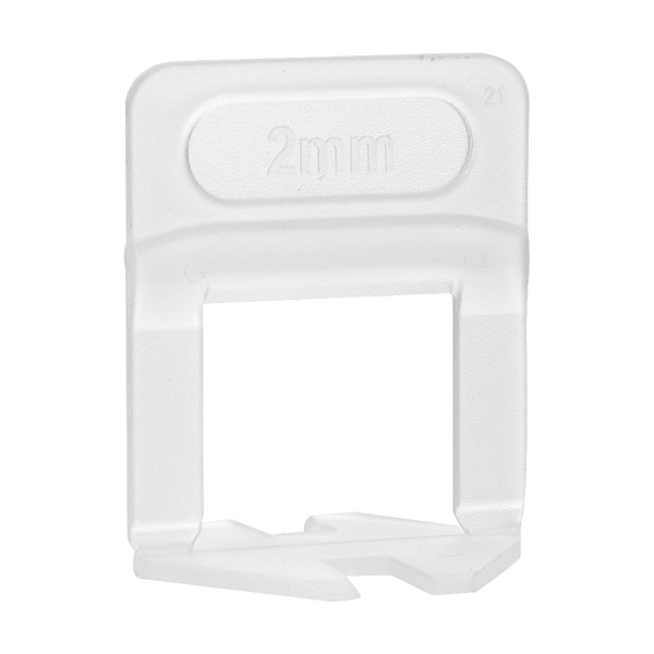 Keramiska Plattor Nivelleringssystem 20-pack 2mm Distansklämmor