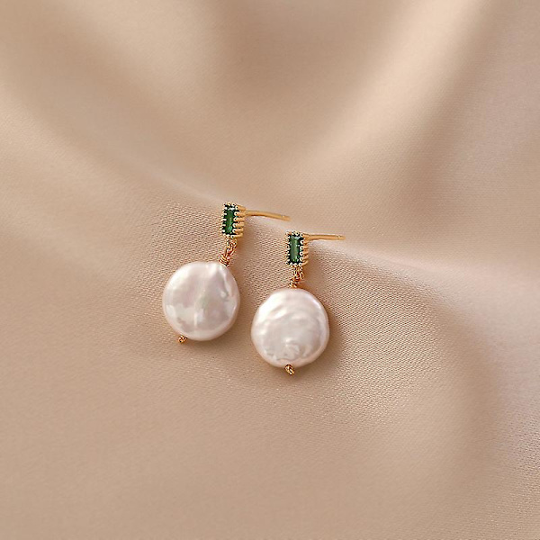 Ørering Perle Irregular Girls&#39; Modesmykker Ac3615 A101