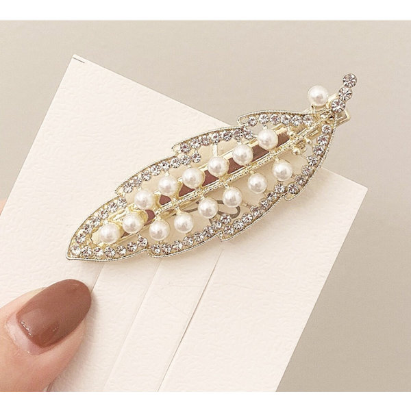 Leaf Pearl hårklemme