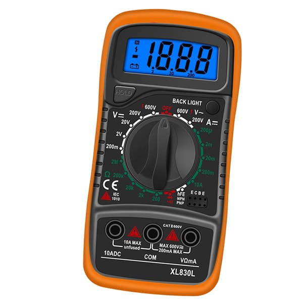Digitalt Multimeter Høj Nøjagtighed Spænding Strøm Modstand Måler Voltmeter Amperemeter