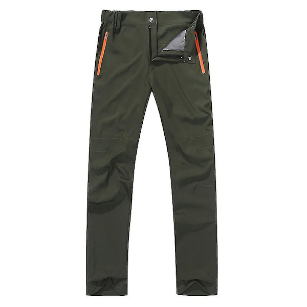 Miesten casual retkeilyhousut Army Green XXL
