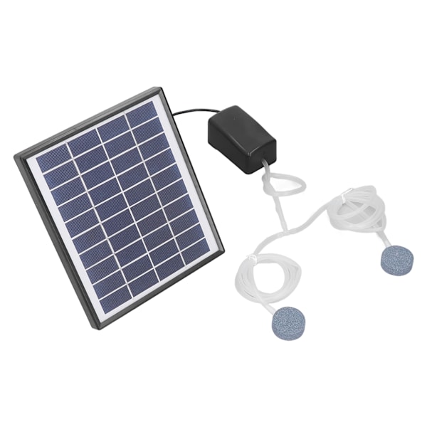 10V 6W DC Mikro Solpanel Fontänpump Kit med Justerbar Bubbelsten