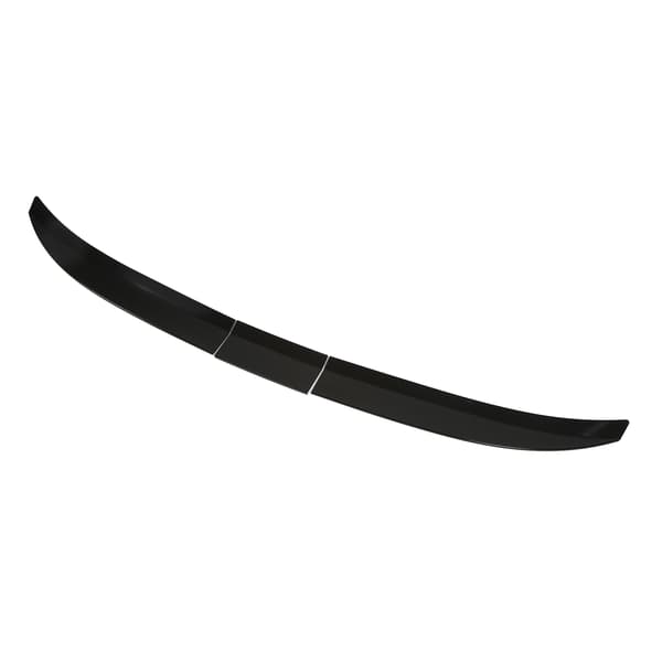 3 STK Blank Sort Bagagerumsspoiler Læbe Justerbar Universal Bagklapsvinge til Sedan