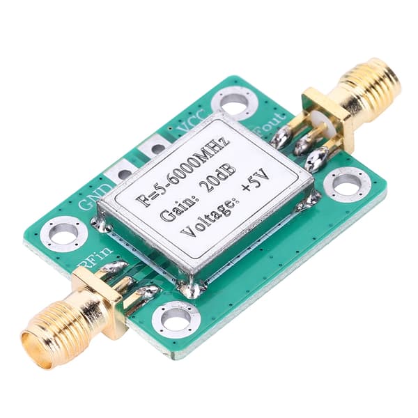 Ultratyndt RF-signalmodul med 20dB forstærkning - Medium Power Forstærker - 5M-6GHz - Elektroniske komponenter