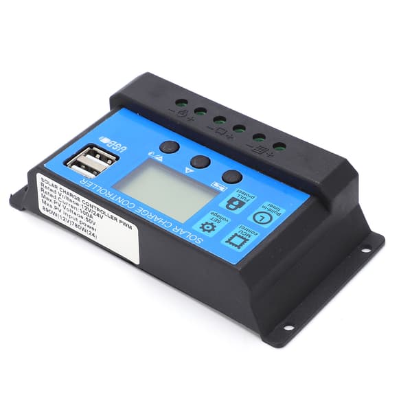 MPPT Solar Charge Controller 5V 3A USB-udgang LCD-display Stor effekt