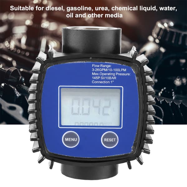Høy Presisjon Digital Vann Diesel Flow Meter 1 Tomme Innvendig Gjenget