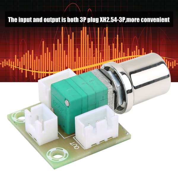 50K Dubbel Potentiometer Volymkontrollmodul med Terminalbas