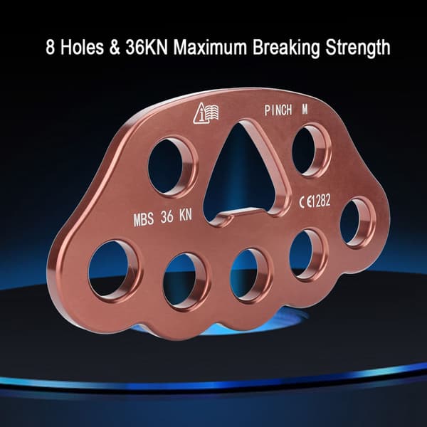 8-hullers udendørs klatring Multi Anchor Point Connector Gear