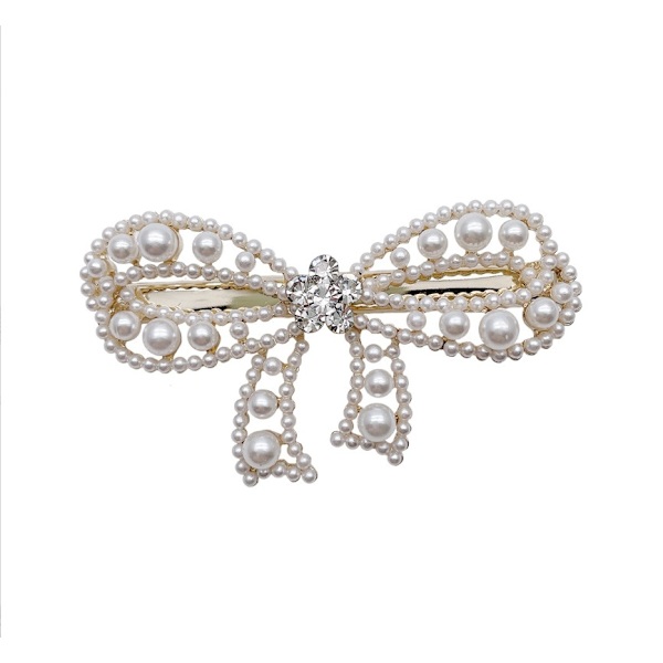 Dongdaemun Pearl Bow hårnål (hårnål【D3-24】1375)