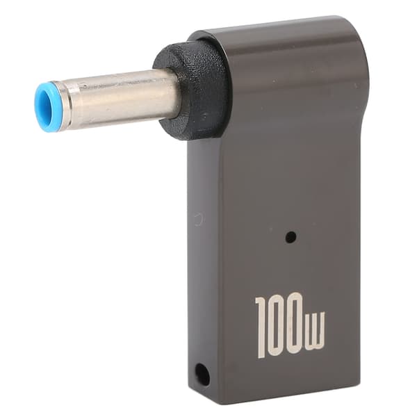 100W 5A PD Oplader Type C til DC 4.5x3.0mm Aluminium Legering Adapter til HP Laptop