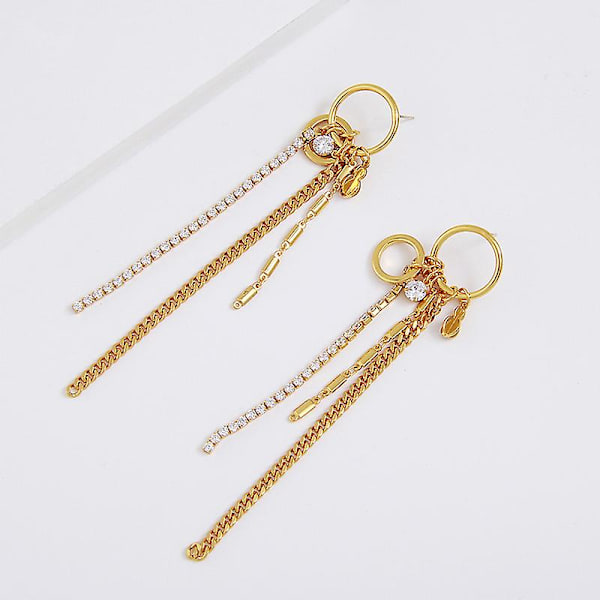 Örhänge Zircon Tofsar Modesmycken Ac7150 C152