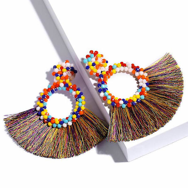 Øreringe Vintage Zircon Beads Modesmykker Ac9725