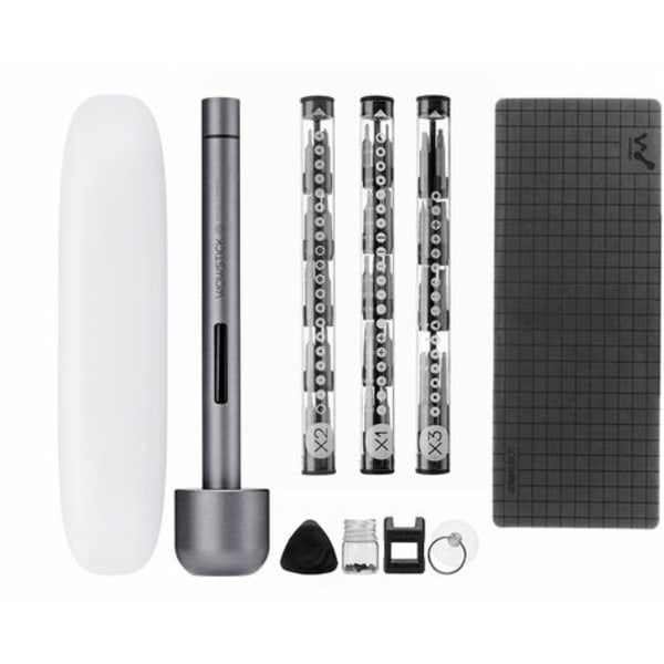 Wowstick 1F+ 64 i 1 elektrisk skruetrækker Trådløs elektrisk skruetrækker Lithium-ion LED-opladningslys - 100 RPM, 1/8 tommer