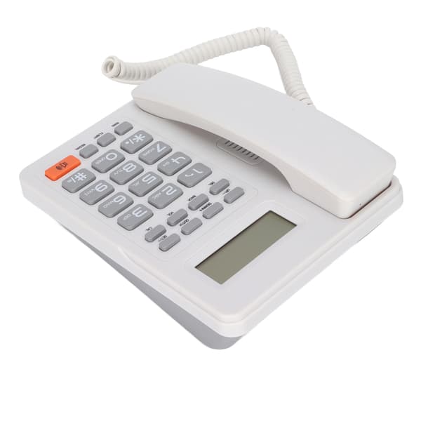 KXT8204CID Semihåndsfrit Trådløs Telefon Hjemmekontor Hotel Support Hvid