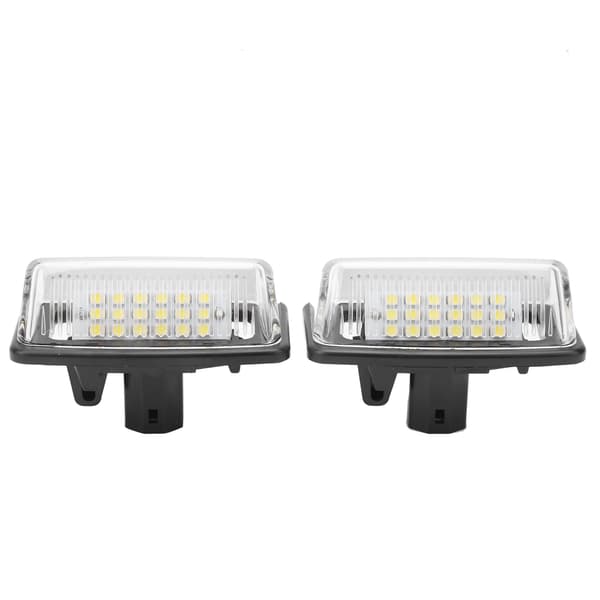 2 stk. LED nummerpladelys 6500K Lavt strømforbrug Passer til Corolla/ Crown / Starlet