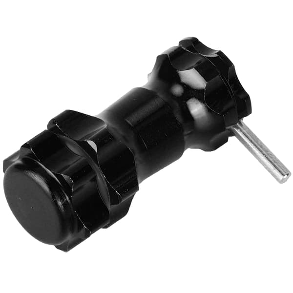Aluminium 17 mm Hex Hub Forlængeradapter Sæt til 1:8 RC Modelbil (4 stk, sort)