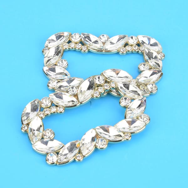 Elegant Rhinestone Sko Spænde til Bryllupsdekoration