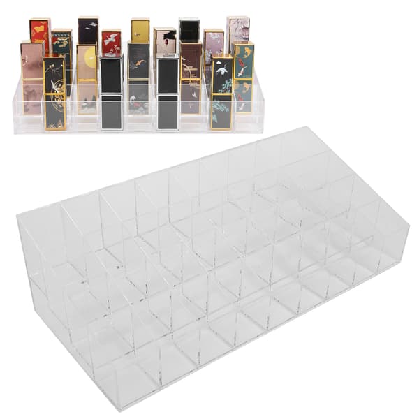 Akryl læbestiftholder Kosmetisk Organizer Makeup Display Opbevaring
