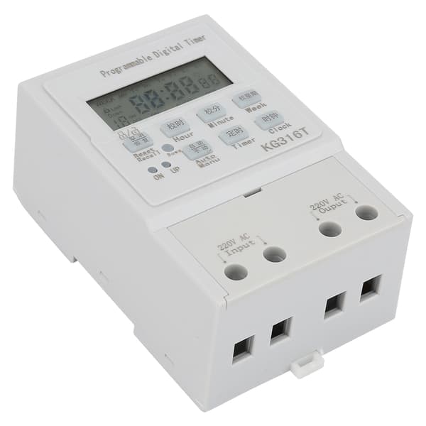 Mini AC 220V 1W 30A Digital Timer Programmerbar Kontroll Timing Bryter