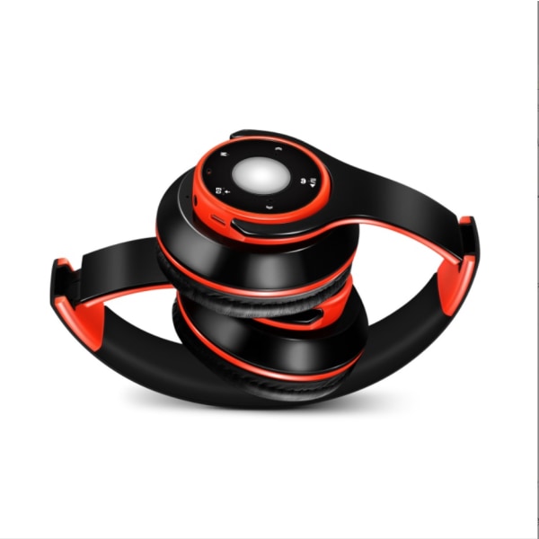 Taitettava bluetooth kuuloke (musta ja punainen)