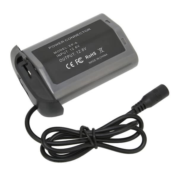 Nikon D4 D4S D5 D6 EL18 DC eksternt fuld afkodning dummy batteri med AC-adapter 100 240V US-stik