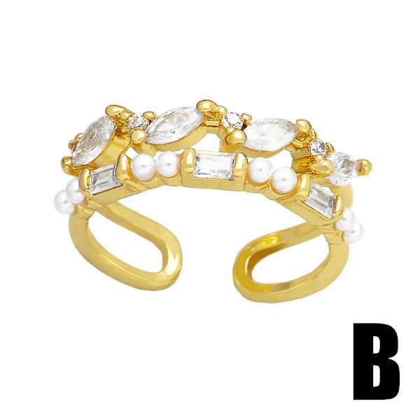 Sormus Vintage Zircon Heart Stud Muotikorut Ac8937 A