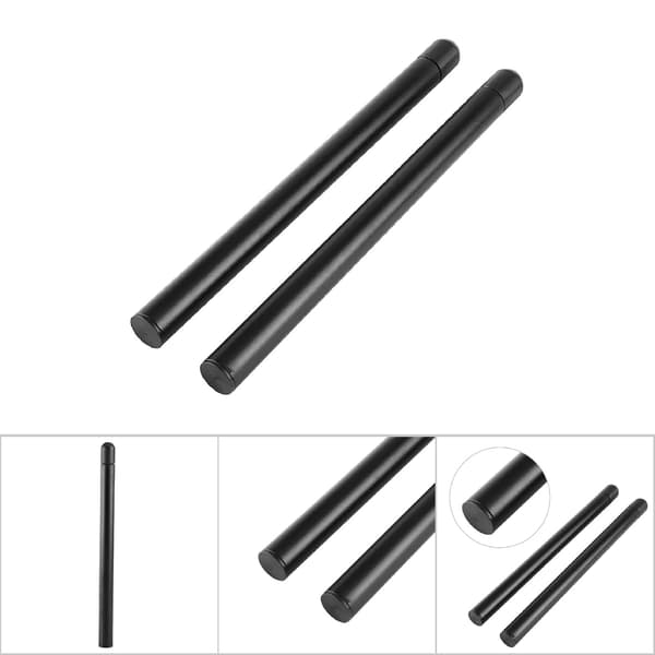 Universal 7 8 tommer 300 mm Motorcykelstyr Clip On Udskiftningstilbehør Sort