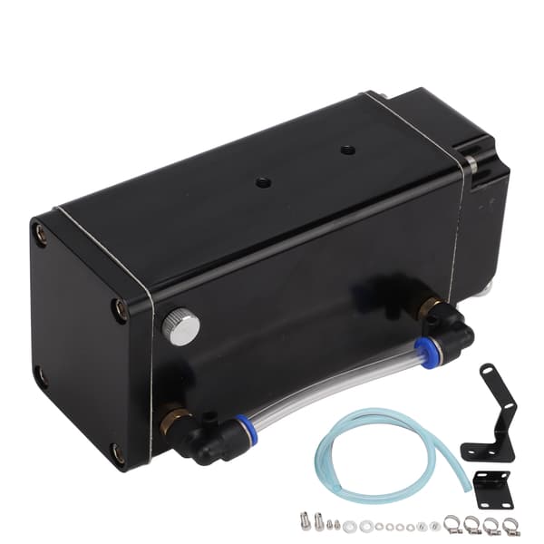Motorolie Opsamlingsbeholder Kit 750ml Kapacitet Aluminium Legering Erstatning for LS1 LS2 LS3 LS6 LS7 LS9 Sort