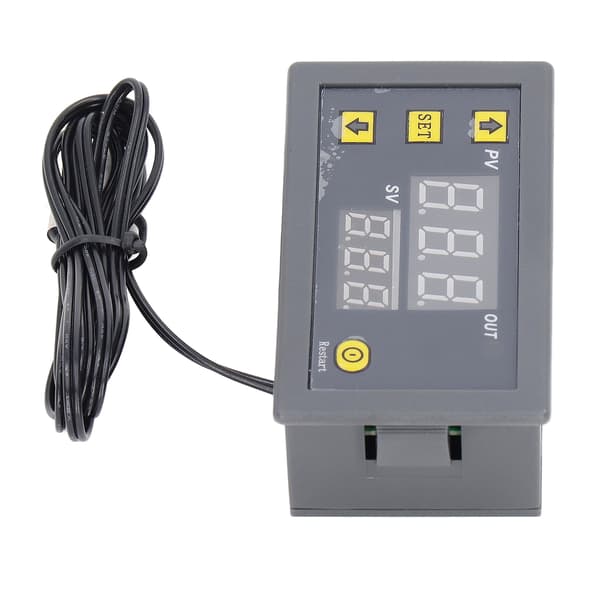 LED Digital Display Temperaturkontrollmodul ABS-hölje Mini Termostat 110V till 220V för Kylskåp