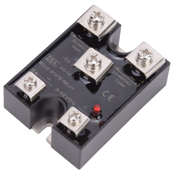 BERM KB25DA 25A Solid State Relay 1NO1NC DC-kontrollerad AC SSR