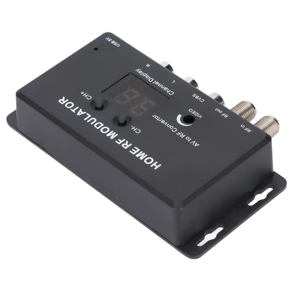UHF Modulator Audio Video til RF Kanal Hjem RF Modulator til DVD Afspiller Digitalt Udstyr