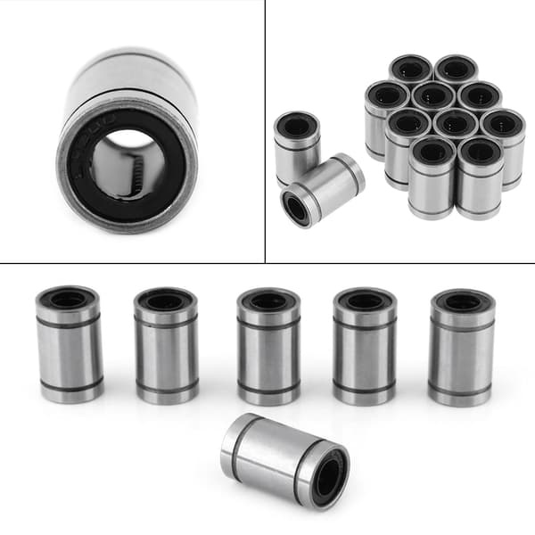 8mm LM8UU Lineær Kulelagerbøssing 12 stk for 3D-skriver CNC-deler