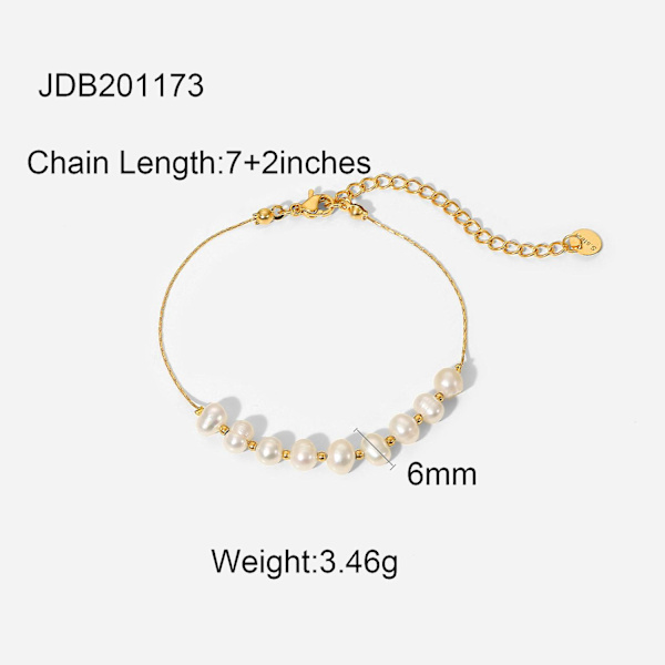 Armbånd Pearl Daily Outfit Metallic Element B1444