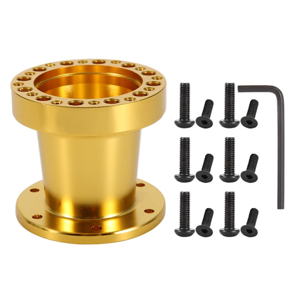 Universal 3-eget aluminiumsrat Spacer Adapter Kit Guld
