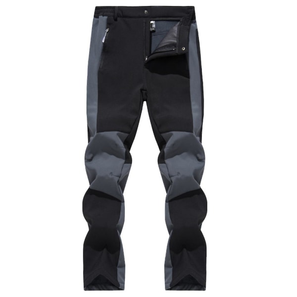 Mænds colorblock forede bukser med lommer Black 3XL