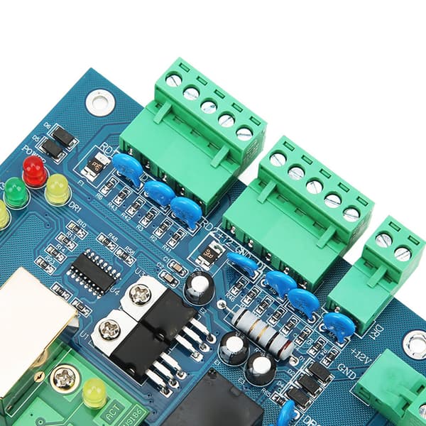 2-dörrars Access Controller PCB Fjärrkontroll Säkerhetsnätverkspanel