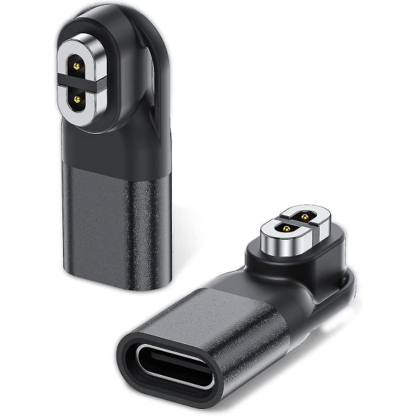 [twin Pack] USB C Aapter Laddare Omvandlare för Aftershokz hörlurar Laddare, kompatibel med Shokz Aeropex, Openrun, Openrun Pro, Openrun Mini, Openco