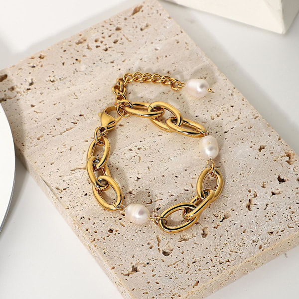 Armband Baroque Pearl Daily Outfit Metallic Element B1472
