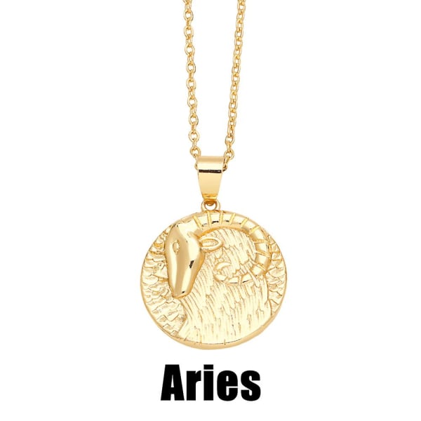 Halsband Vintage Zircon Constellation Modesmycken Ac8505 Aries