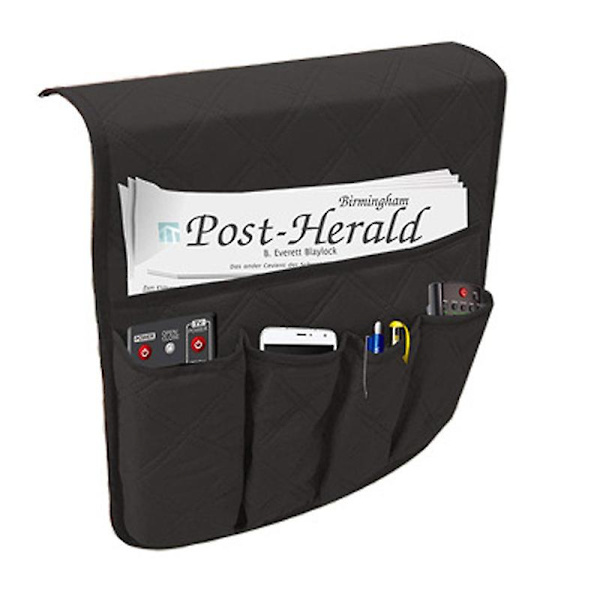 Soffa Armstöd Sits Hängväska Lazy Bedside Bag Creative Storage Bag black