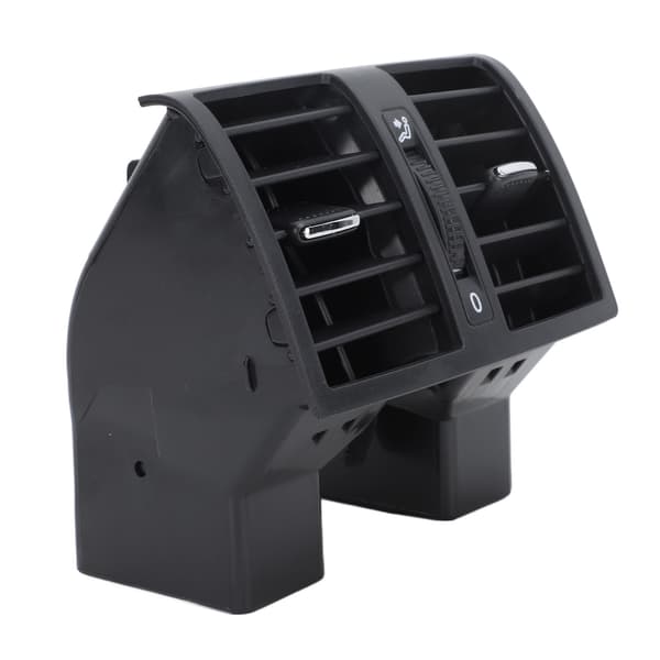 Bil bageste midterste klimaanlæg udluftningsventilator 1TD819203 sort bageste AC udluftningsventil til Caddy 2004 til 2015