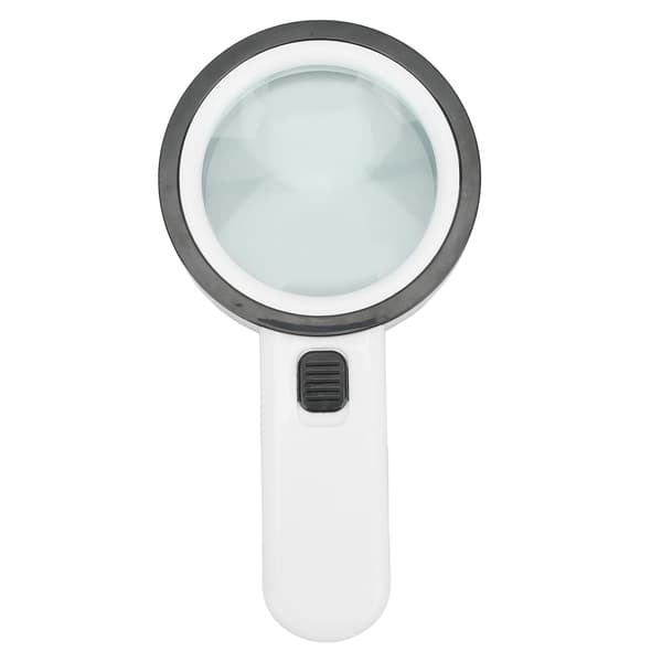 Højtydende 30X Håndholdt Optisk Forstørrelsesglas med 12 LED-lys 8cm