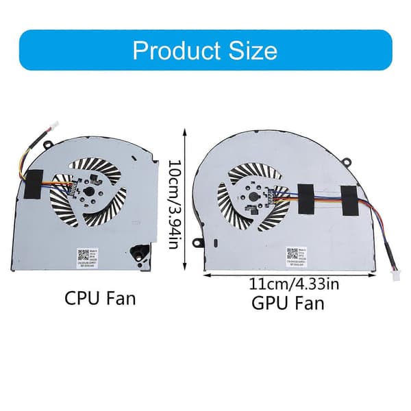 CPU GPU Køleventilator Køleradiator til Dell til Alienware 17 R4 R5 P31E ALW17 ALW17C 0FRPY8 FRPY8 Y6MN4 0FJ5DK F CPU GPU