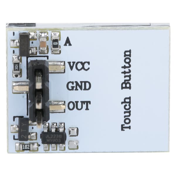 2st HTTM 2.7V 6V Kapacitiv Anti-Interferens Knappmodul Touch Switch Röd