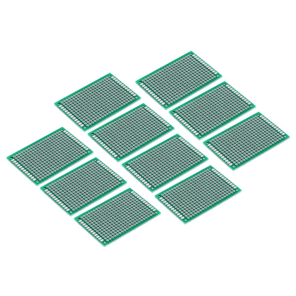 10 kpl 4x6 cm kaksipuolinen prototyyppi DIY yleis-piirilevy