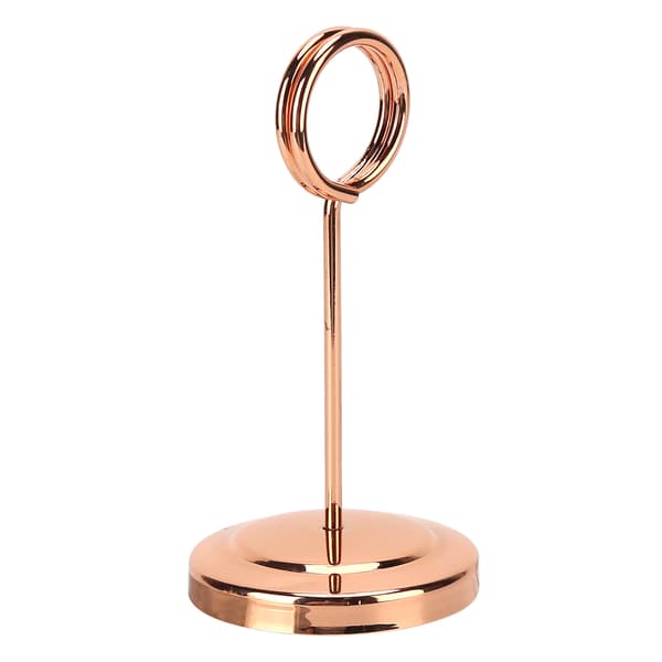 Bordnummerholder i Rustfrit Stål - Holdbar, Farvefast, Let - 10,5 cm - Rosenguld
