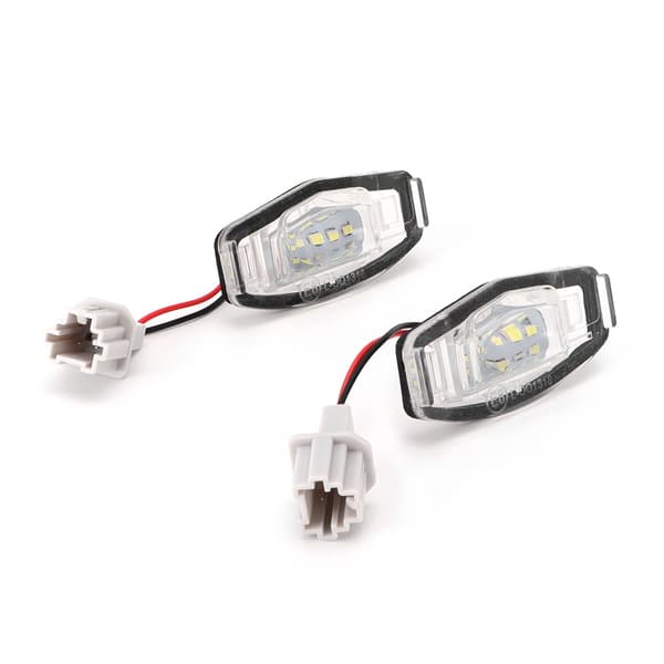 2 stk. nummerpladelygte 12~30V LED bilpladelygte passer til Civic nummerpladelygte
